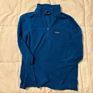 Men’s Patagonia Blue Quarter-Zip Fleece Pullover